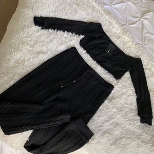 CABLEKNIT MATCHING SET NEW WITH TAGS